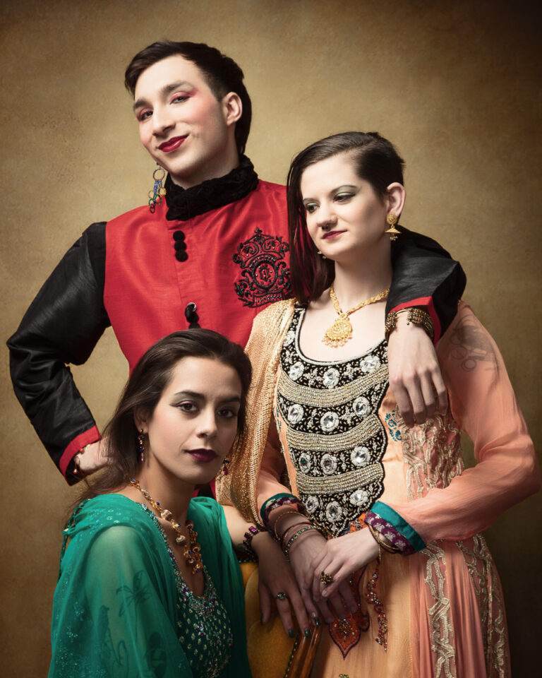 Spices of India and Louis XIV with a Twist: Two Studio Looks