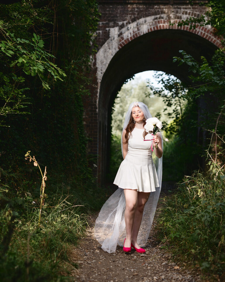Two Looks in Halesworth: Bridal and Fuchsia Pink with Sophia